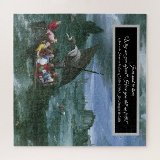 Christ im Sturm Puzzle (Horizontal)