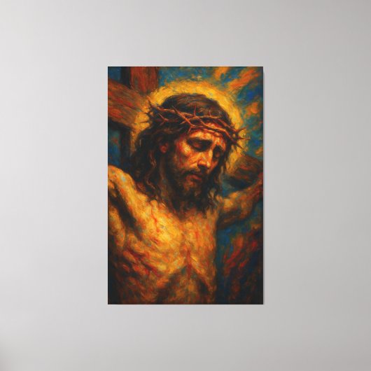 Christ in Agonie Leinwanddruck (Vorderseite)