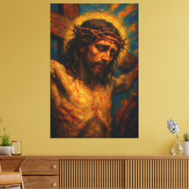 Christ in Agonie Leinwanddruck