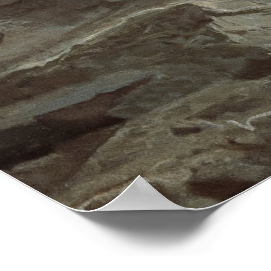 Christ in der Wildnis - Kunstdruckerei von Kramsko Poster (Ecke)