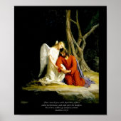 Christ in Gethsemane Bloch Fine Art Canvas Print Poster (Vorne)