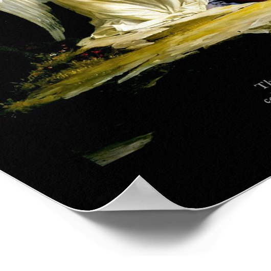 Christ in Gethsemane Bloch Fine Art Canvas Print Poster (Ecke)