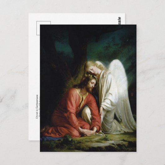 Christ in Gethsemane von Peter Paul Rubens Postcar Postkarte (Vorne/Hinten)