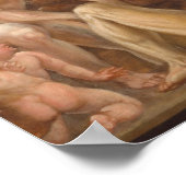 Christ in Limbo - Hans Mielich Fine Art Poster (Ecke)