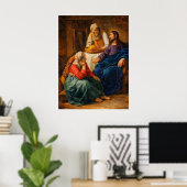 Christ in the House of Martha and Mary  Poster (Heimbüro)