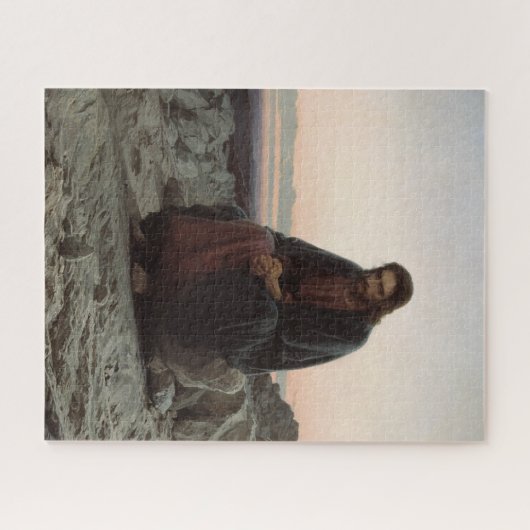 Christ in the Wilderness - Ivan Kramskoy  Puzzle (Horizontal)