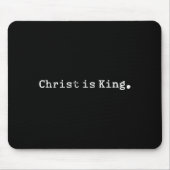 Christ Is King Jesus Catholic Christian Christiani Mousepad (Vorne)