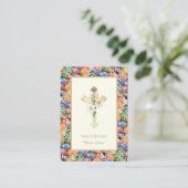 Christ is Rised" Orthodoxe Osterkarte mit Pysanky Platzkarte (Stehend Vorderseite)