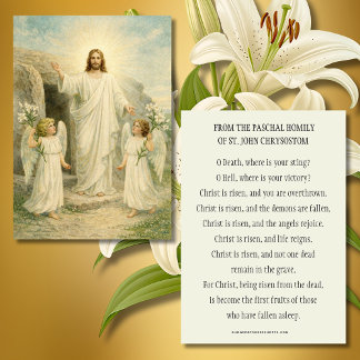 Christ Is Risen Catholic Easter Paschal Prayer