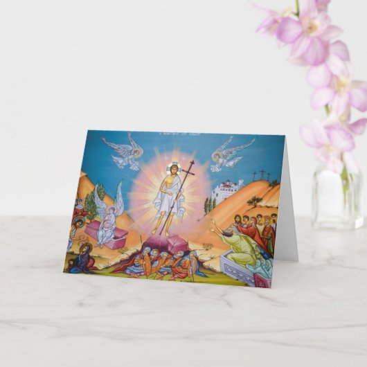 Christ Is Risen! Karte (Orchidee)