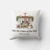 Christ is the Center Christmas Kissen (Rückseite)