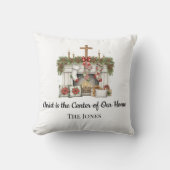Christ is the Center Christmas Kissen (Vorderseite)