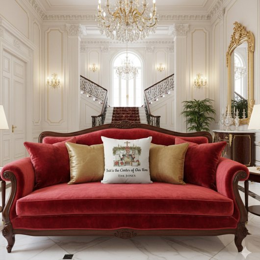 Christ is the Center Christmas  Kissen