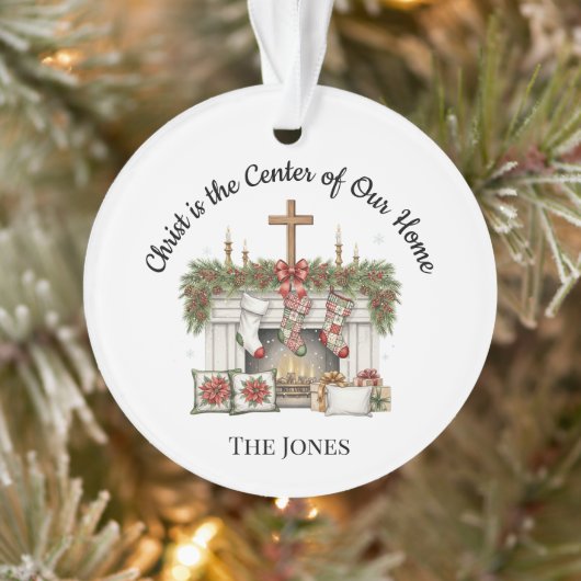 Christ is the Center Christmas Ornament (Baum)