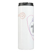 Christ ist der Schlüssel für die Thermaltumbler Thermosbecher (Rückseite)