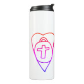 Christ ist der Schlüssel für die Thermaltumbler Thermosbecher (Nach links gedreht)