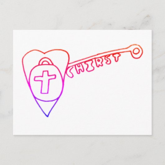 Christ ist die wichtigste Postkarte (Vorderseite)