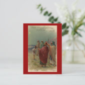 Christ ist Geborene Postkarte (Stehend Vorderseite)