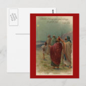 Christ ist Geborene Postkarte (Vorne/Hinten)