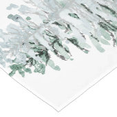 Christ ist Geborene Waldbaumen Hirsche Großer Tischläufer (Ecke)