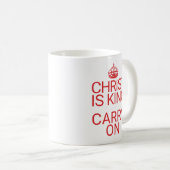 Christ ist King Christlich Bible Study Kaffeetasse (VorderseiteRechts)
