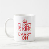 Christ ist King Christlich Bible Study Kaffeetasse (Links)
