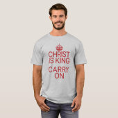 Christ ist King Christlich Bible Study T-Shirt (Vorne ganz)