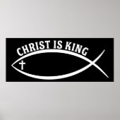 Christ ist King Poster (Vorne)