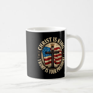 Christ ist König und Trump ist Präsident  Kaffeetasse