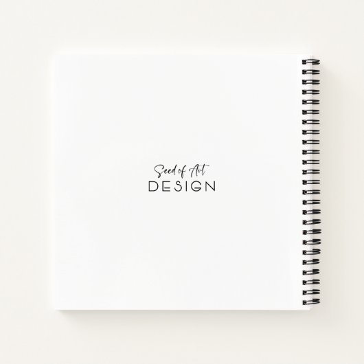 Christ ist Life Heartbeat Line und Cross Journal Notizblock (Rückseite)