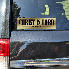 Christ ist Lord Gold Vinyl Aufkleber