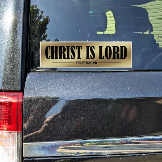 Christ ist Lord Gold Vinyl Aufkleber
