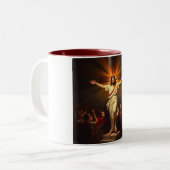 Christ ist Risen Coffee Tasse (Vorderseite Links)
