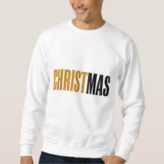 Christ ist Weihnachtsgold Sweatshirt
