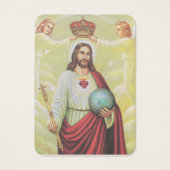 Christ King Katholic Funeral Memorial Holcard - (Vorderseite)