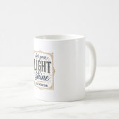 Christ, lass dein Licht scheinen Matthäus 5_16 Des Kaffeetasse (VorderseiteRechts)