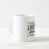 Christ, lass dein Licht scheinen Matthäus 5_16 Des Kaffeetasse (Vorderseite Links)