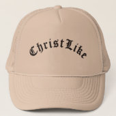 Christ like Trucker Hat Truckerkappe (Vorderseite)