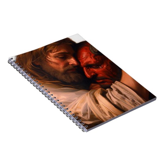 Christ Love Lucifer-Notebook Notizblock (Rechte Seite)