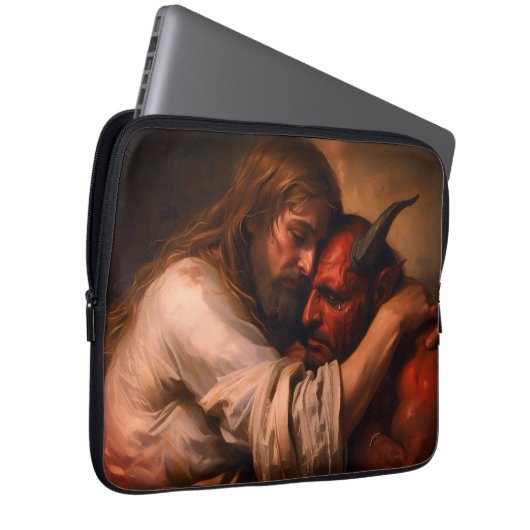 Christ Loving Lucifer Laptopschutzhülle (Vorne Rechts)