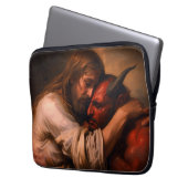 Christ Loving Lucifer Laptopschutzhülle (Vorderseite Links)