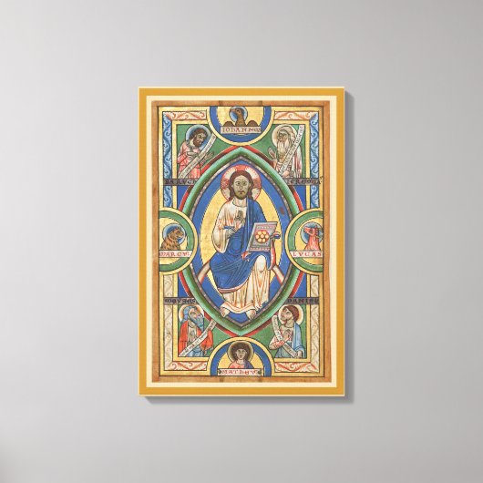 Christ Majesty Stretched Canvas Print Leinwanddruck (Vorderseite)