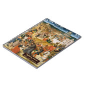 Christ mit der Cross Art Gold Monogram Sketch Notizblock (Linke Seite)