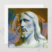 Christ mit Halo 2005 Computer Art Card (Vorne/Hinten)