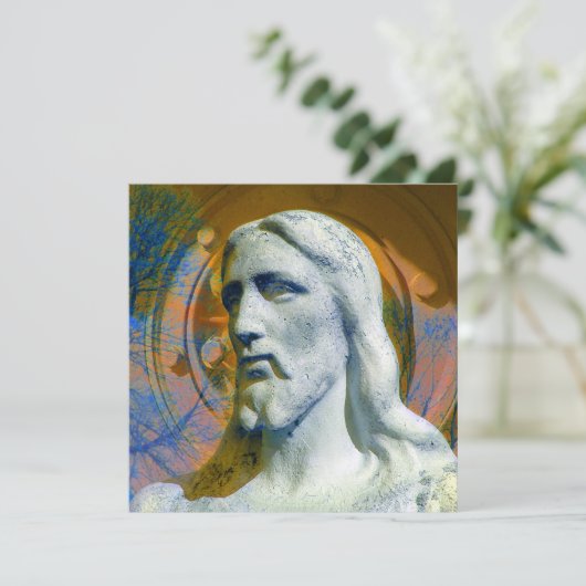 Christ mit Halo 2005 Computer Art Card (Stehend Vorderseite)