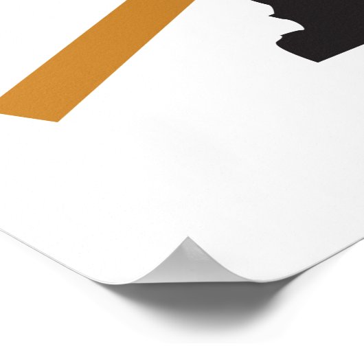 Christ mit Kreuz Poster (Ecke)