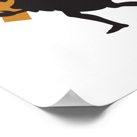 Christ mit Kreuz Poster (Ecke)