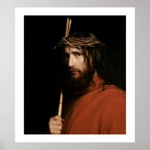Christ mit Thorns von Carl Bloch. Fine Art Print Poster
