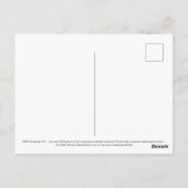 Christ mit Traktorteil Halo Postkarte (Rückseite)