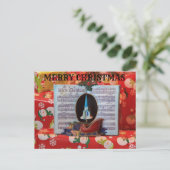 Christ Music Box Post Card Postkarte (Stehend Vorderseite)